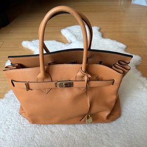 Bags, Light Color Birkin Style Bag